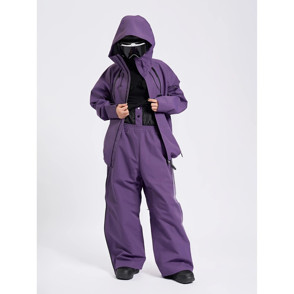 DOOREK Professional Ski Gear Waterproof Jacket‎ Purple Size Medium New With Tags
